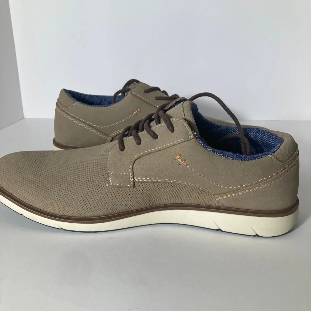 Mens London Underground Morrow‎ Plain Toe Oxford Shoe Tan 11M